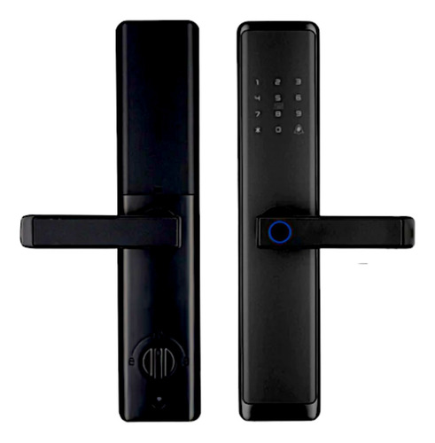 Cerradura Inteligente Wifi App Tuya, Rfid, Huella, Codigo Negro