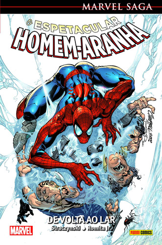 Marvel Saga: O Espetacular Homem-Aranha - Volume 1: Capa Dura, de Straczynski, Joe Michael. Editora Panini Brasil LTDA, capa dura em português, 2020