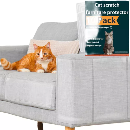 Protector de sofá de gatos, rascador de gato, protector de sofá de sisal  natural para gatos, funda de sofá rascador de gatos para evitar arañazos en