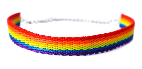 Collar Gargantilla Choker Lgbt Gay Pride Orgullo Bandera