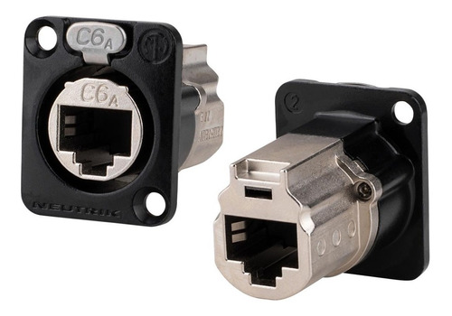 Conector De Panel Cat6 A En Forma De D Neutrik Ne8fdx-y6-b