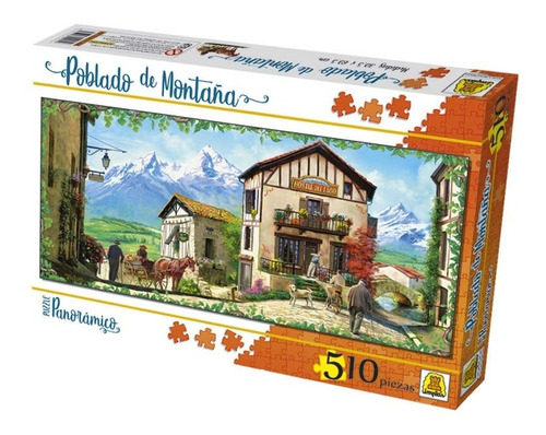 Puzzle 510 Piezas Poblado De Montaña Implas De Casa Valente