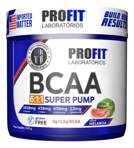 BCAA Profit em Pó Sabor Melancia 300g