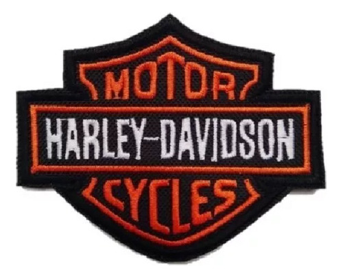 Parches Bordados Apliques Motos - Harley Davidson 8 X 10 Cms