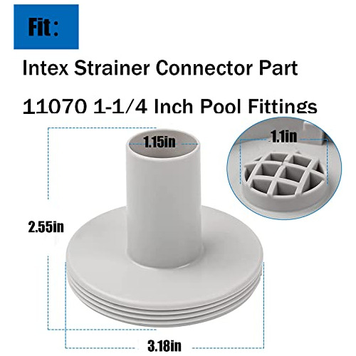 Conector De Colador 11070 Salidas De Piscina Intex De 1...