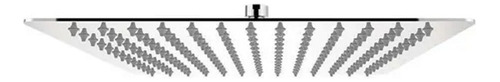 Regadera Cuadrada 8 PuLG Acero Inox Gavarnie Faguax Plus