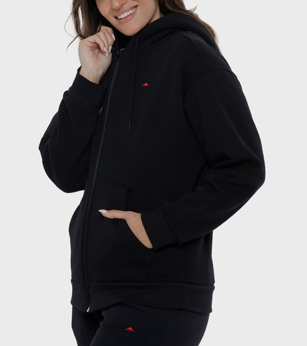 Campera De Frisa Con Capucha Montagne Kala