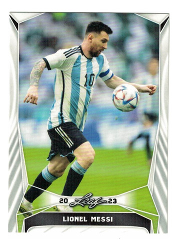 Carta Lionel Messi -  Argentina Leaf 2023 
