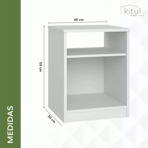 Buró Moderno Recamara Mesa Noche Minimalista Madera