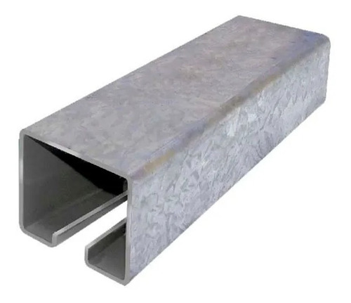 Riel Roma 164 Plano Galvanizado 3 Metros Acero Porton Puerta