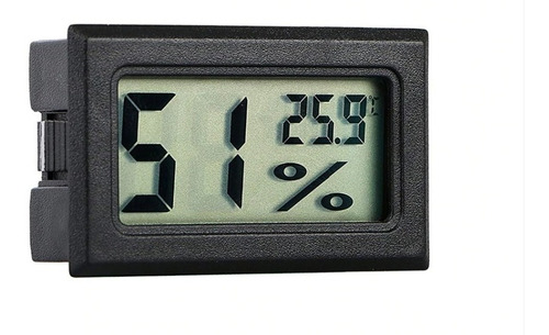 Mini Lcd Digital Para Interiores Sensor De Temperatura Práct