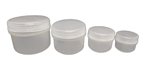 20 Potes 100cc Cosmetica Crema Envase Plastico Polipropilen