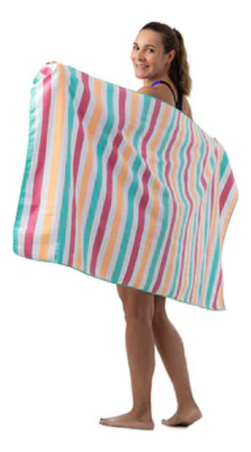 Toalla Natacion Microfibra Mod Multicolor 80x160cm - Escualo