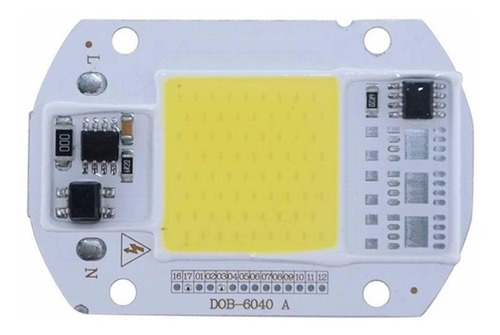 Led 30w Repuesto Cob Chip Smart Ic Luz Fria Directo 110v Ac