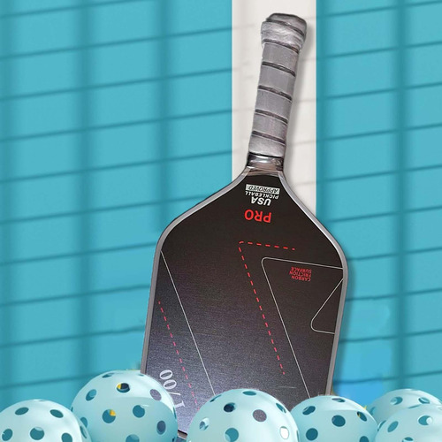 Paleta De Pickleball De Fibra De Carbono, Núcleo Estilo E