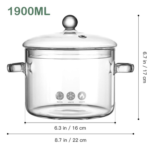 Vaguelly De Vidrio Para Cocinar: Cacerola De Vidrio Con