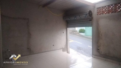 Salão Para Alugar, 17 M² Por R$ 900,00/mês - Vila Guarará - Santo André/sp - Sl0203