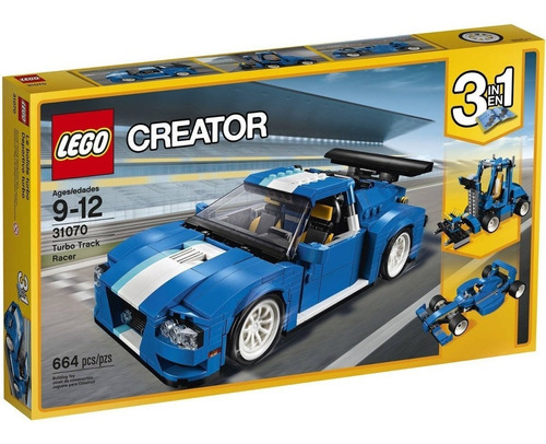 Lego 31070 Creator - Turbo Track Racer 3en1 Caba Devoto