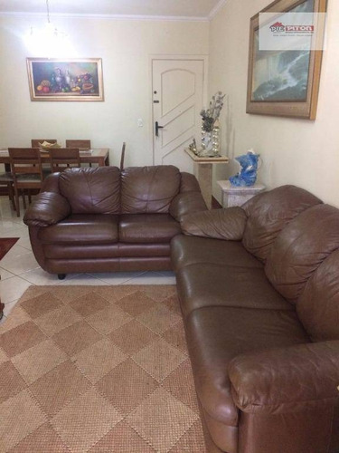 Imagem 2 de 20 de Apartamento Com 3 Dormitórios À Venda, 96 M² Por R$ 430.000,00 - Vila Guilhermina - Praia Grande/sp - Ap1166