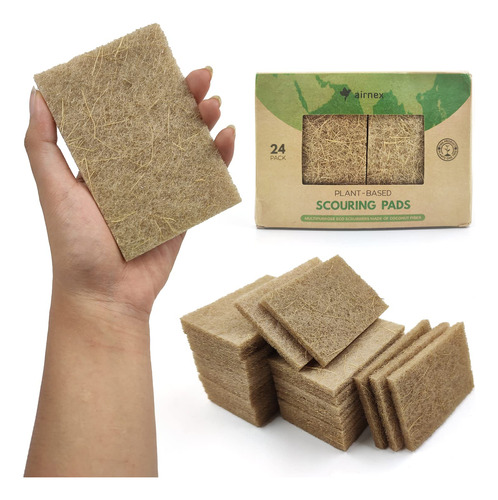 Airnex Almohadillas Biodegradables Para Platos, Paquete De 2