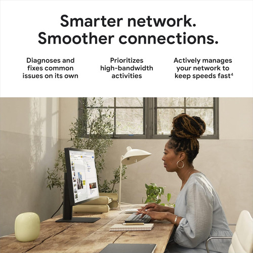 Google Nest Wifi Pro - 6e - Sistema Wi-fi Confiable