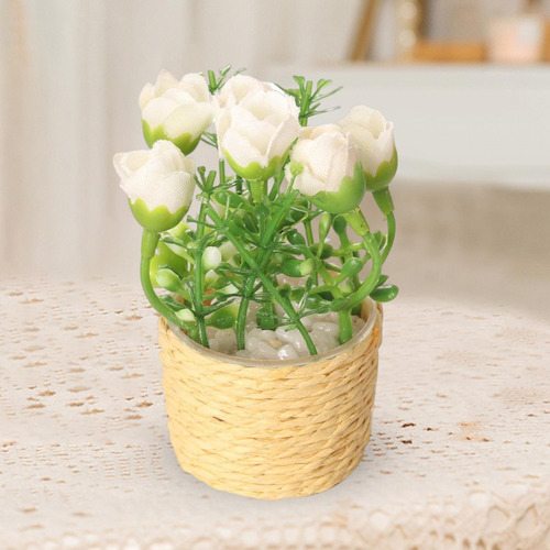 Mini Casa De Muñecas Flor Paisaje Estático Modelo /6 Para