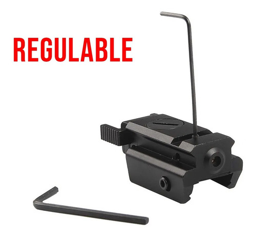 Imagen 4 de 10 de Mira Laser Punto Rojo Compacta Tactica Para Pistola Rifle