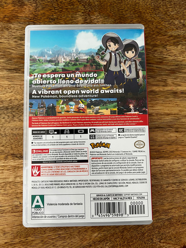 Pokémon Violet Nintendo Switch Físico (Usado)
