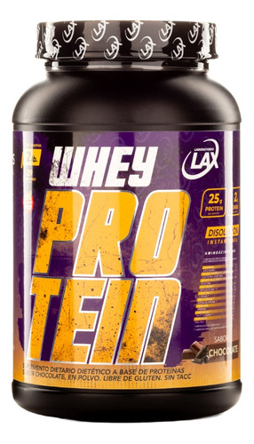 Whey Protein 100% Laboratorio Lax 2 Lbs Maxima Pureza Sabor Dulce De Leche