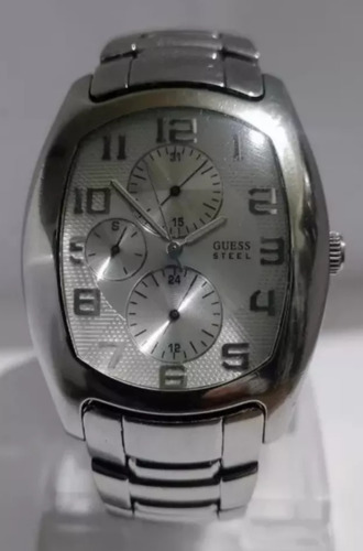 Excelente Reloj Guess Steel Multifunciones No Nautica 