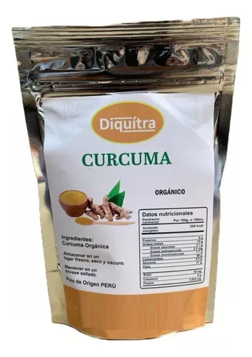 Polvo de cúrcuma, BIO orgánico