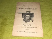 Comprar Máquina Singer Para Coser N° 15-30- The Singer Manufacturing