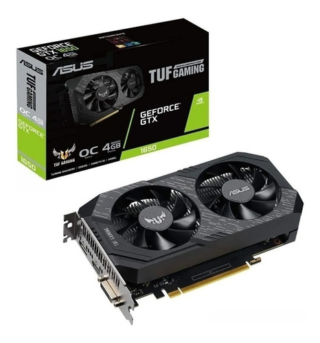 Imagen 5 de 5 de Tarjeta de video Nvidia Asus TUF Gaming GeForce GTX 16 Series GTX 1650 TUF-GTX1650-O4GD6-P-GAMING OC Edition 4GB