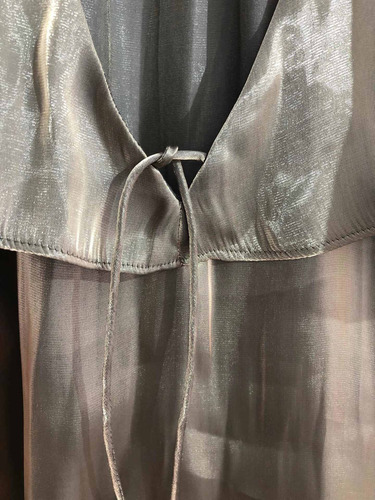 Top Zara Metálico Noche Holo