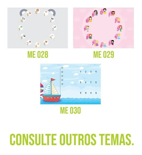 Imagem 4 de 5 de Mesversário Tecido Qualquer Modelo C/ Marcador De Mês