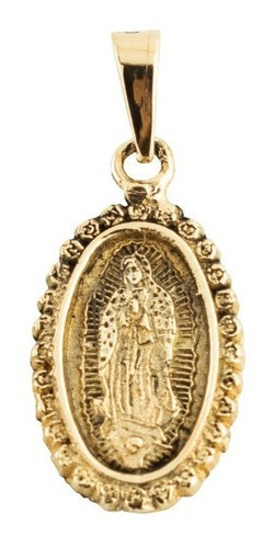 Details about   Religioso Dije de La Virgen de Guadalupe en Oro de Dos Tonos 14 Kilates Solido