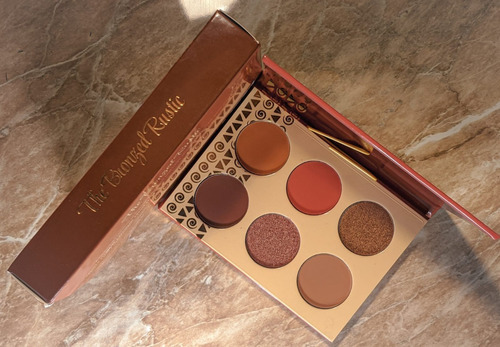 Paleta de sombras de maquiagem rústica bronzeada Juvia's Place