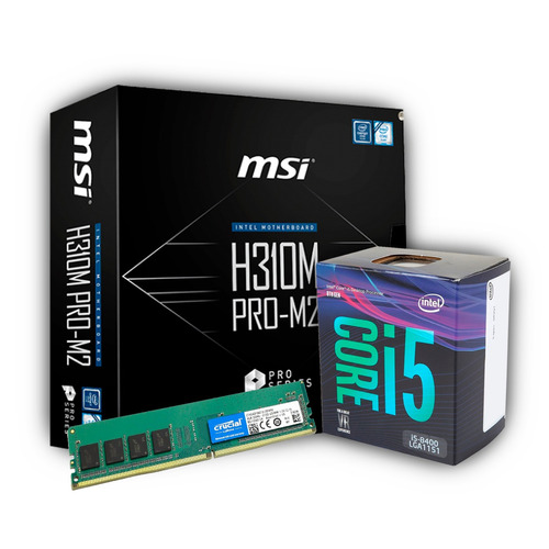 Kit Actualización Pc Intel I5 8400 H310m 8gb Ram