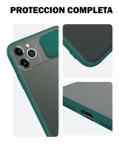 Funda Generica Para iPhone Tpu Protector Tapa Camara Slide
