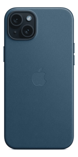 Case Tecido Finewoven Magsafe iPhone 15 Plus Azul Pacífico