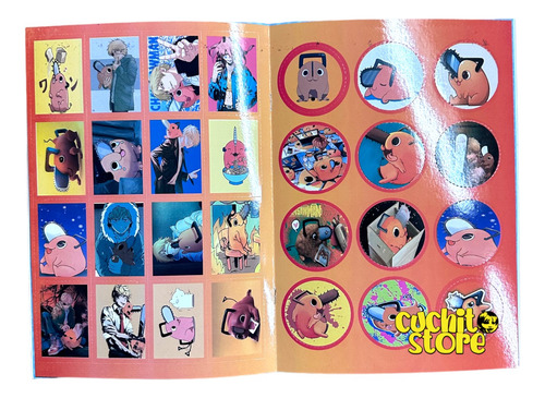 Mini Mega Libro Libro Para Colorear Pochita Chainsaw Man