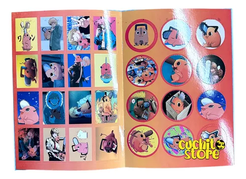 Mini Mega Libro Libro Para Colorear Pochita Chainsaw Man
