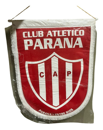 Banderines De Futbol Grande Pvc Flecos Club Atletico Parana