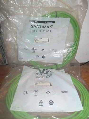 Systimax Patch Cord Gigaspeed Cat6 Verde 25 Ft. 7.6 Mts