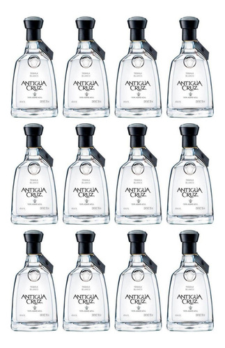 Pack De 12 Tequila Antigua Cruz Blanco 100% 750 Ml