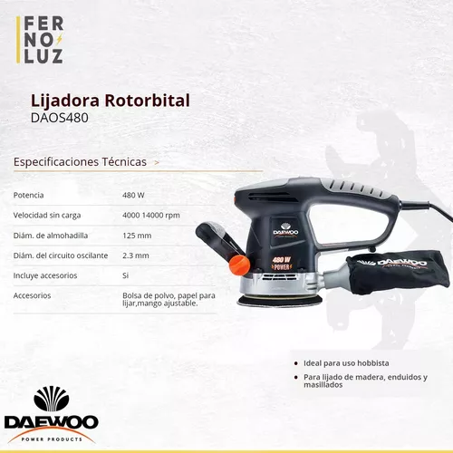 Lijadora Rotorbital 480W