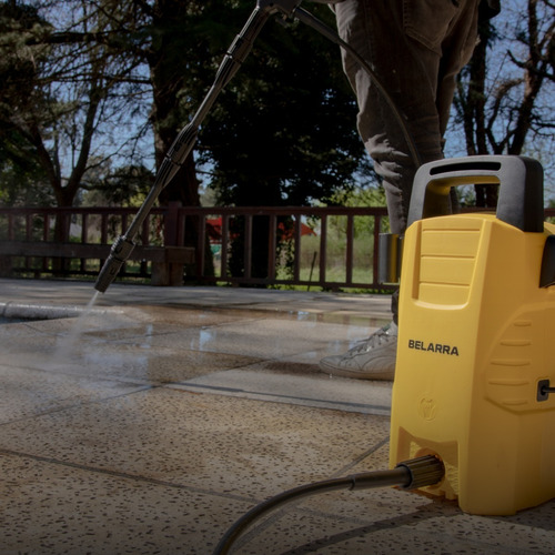 Hidrolavadora eléctrica Belarra H1200 amarillo de 1400W con 110bar de presión máxima 220V - 50Hz