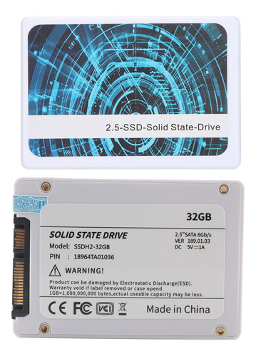 Unidad Ssd Bu King De 2,5 Pulgadas, Plástico Blanco De Alta