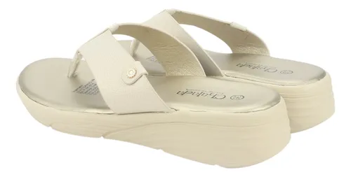 Sandalia Chalada Mujer Beni-10 Dorado Casual