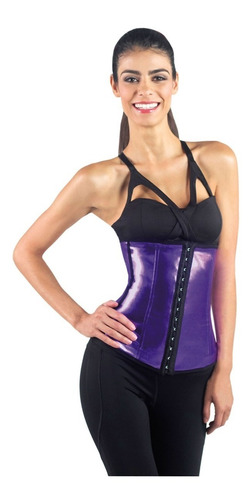 Cinturilla Faja Neon Latex Shapersport 802 Metalic Morado